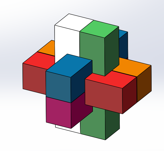 鲁班锁模型+3D打印