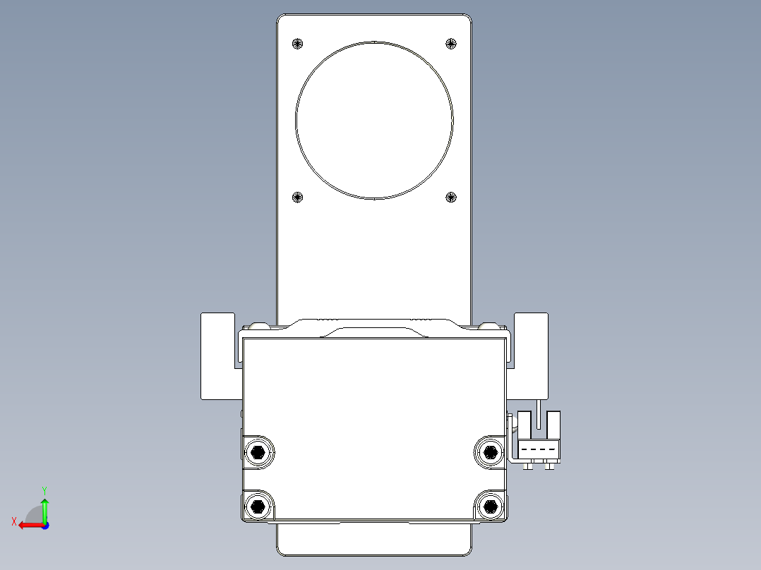 TPA-KNR-86E-1610C-L200A1-MU-P40-N3线性模块铝制底座后视图