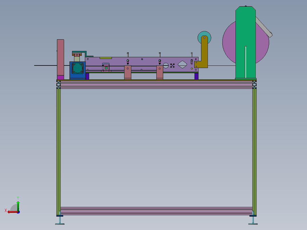 纸带U型成型机sw18可编辑后视图