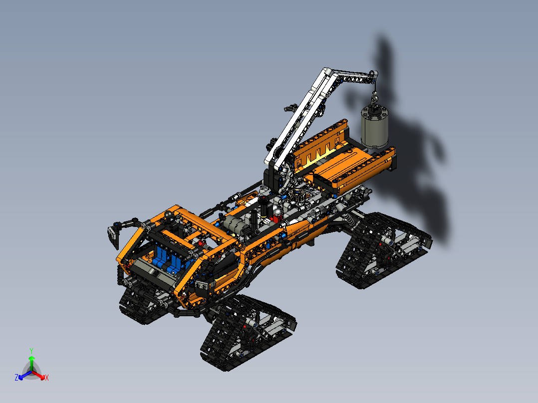 42038极地工程卡车拼装玩具模型车<span style='color: red'>3D</span><span style='color: red'>图纸</span> <span style='color: red'>INVENTOR</span><span style='color: red'>设计</span> <span style='color: red'>附</span><span style='color: red'>STP</span>