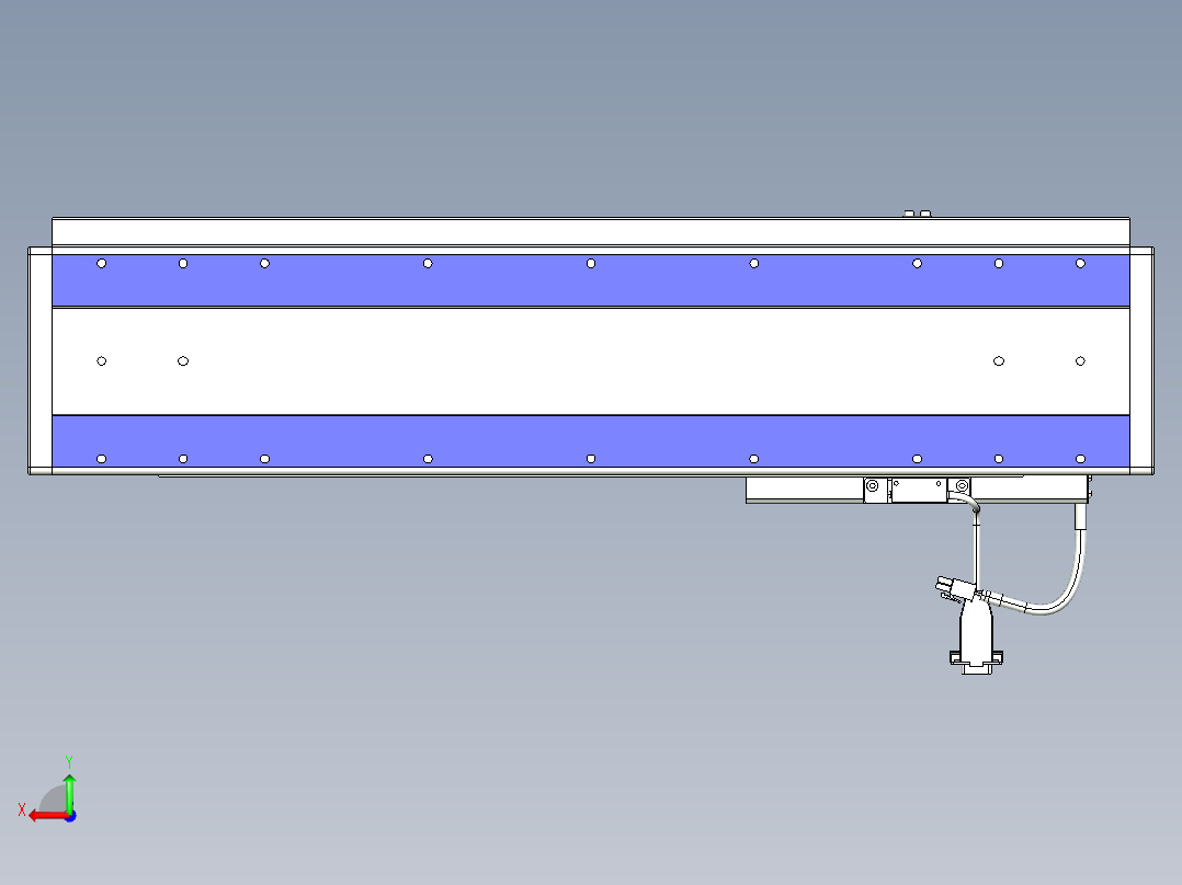 威洛博VL系列直线电机模组-VL14S3-S400后视图
