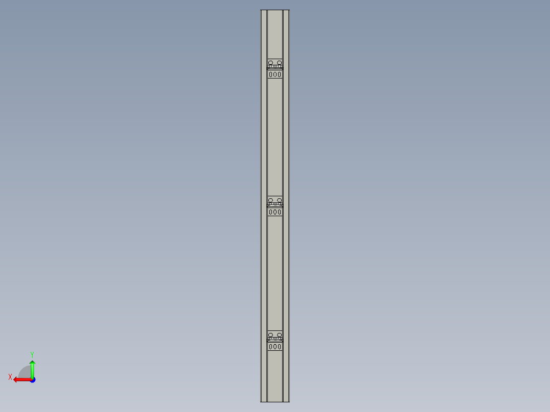 基恩士SL-M64H_kc图纸模型后视图