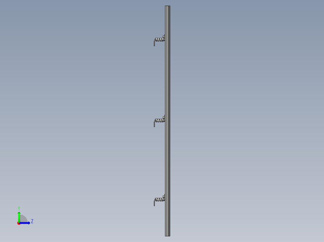 基恩士SL-M64H_kc图纸模型左视图
