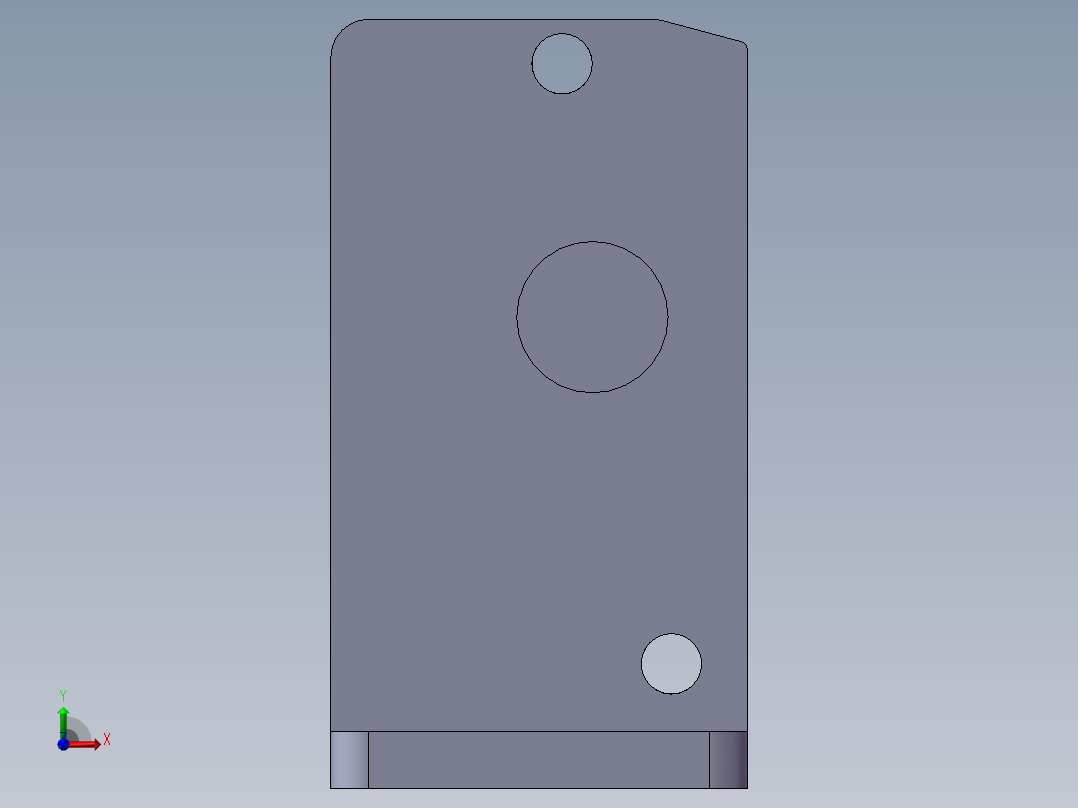 超薄单侧发光LED灯条L型堵头前视图