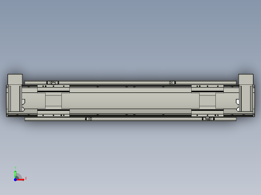 威洛博双电机滑台-VBF14S2-L50-S500-BU-P40-C6前视图