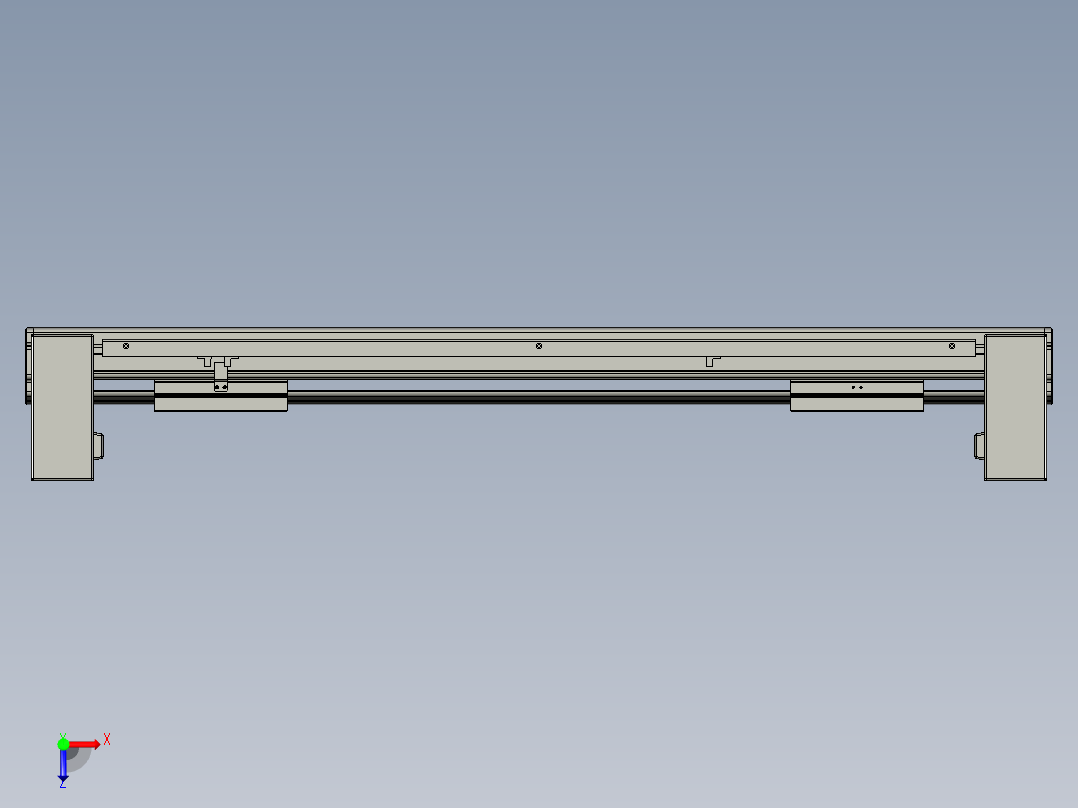 威洛博双电机滑台-VBF14S2-L50-S500-BU-P40-C6俯视图