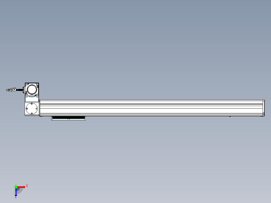 威洛博VBC同步带传动一无尘环境VBC14-L45-S750-BLD-ZP40-C3俯视图
