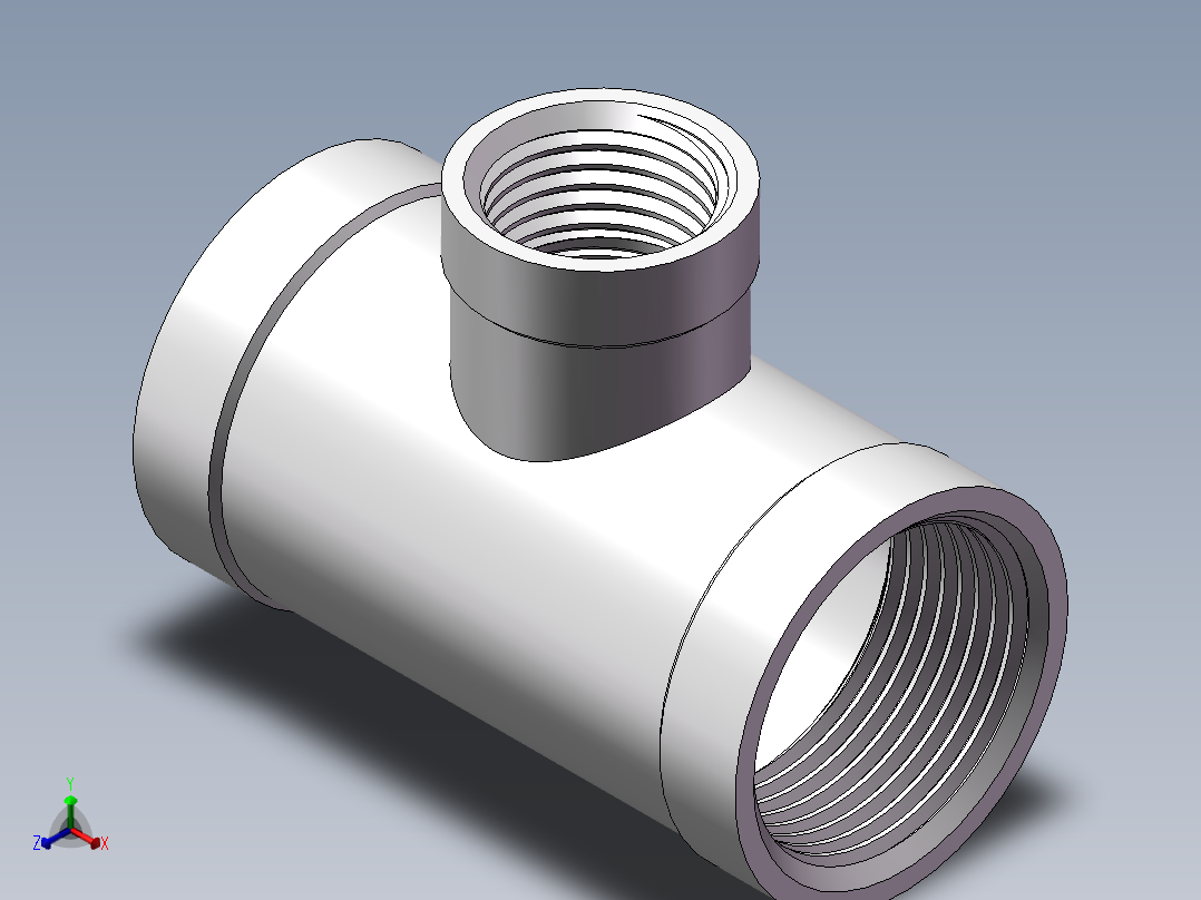 三通-异径 DN20-DN10