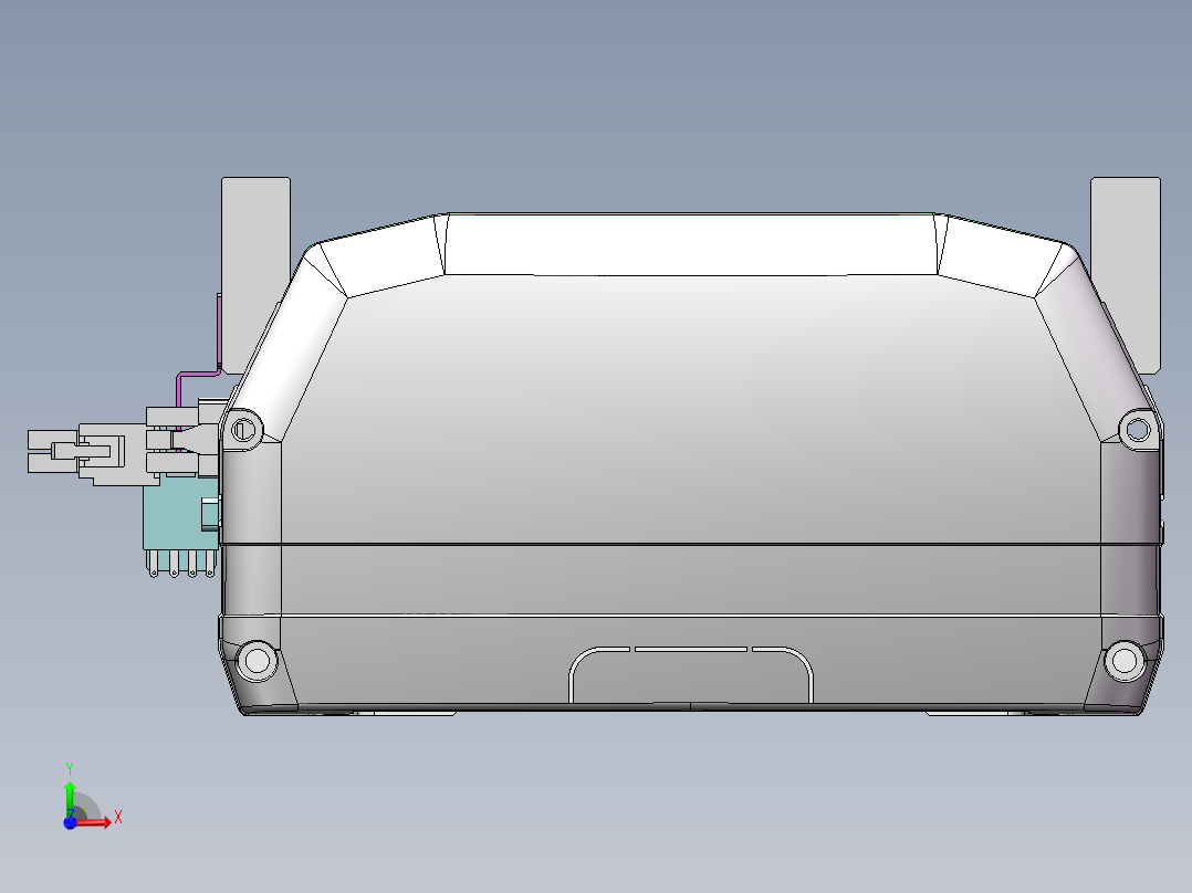 MTH丝杆半封闭模组MTH17-M-400W前视图