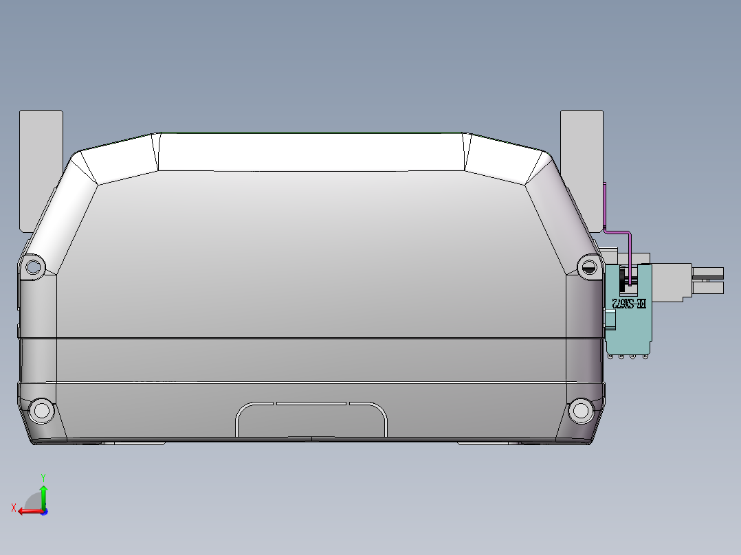 MTH丝杆半封闭模组MTH17-M-400W后视图