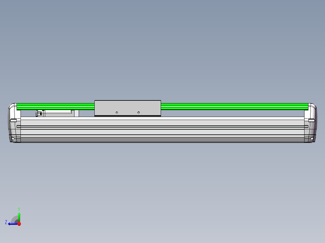 MTH丝杆半封闭模组MTH17-M-400W右视图