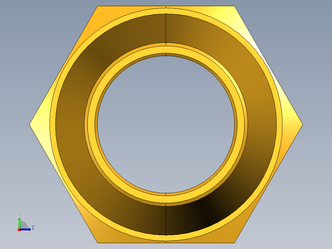 扩口式工业通用硬管接头Shorter Nut 41FX-8左视图