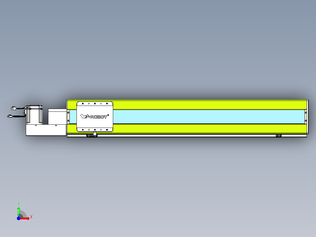 威洛博VBC同步带传动一无尘环境VBC17-L45-S900-BL-ZP75-C3前视图