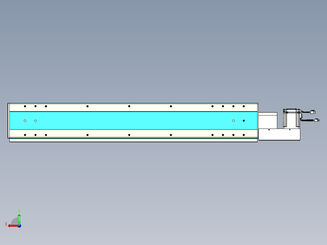 威洛博VBC同步带传动一无尘环境VBC17-L45-S900-BL-ZP75-C3后视图