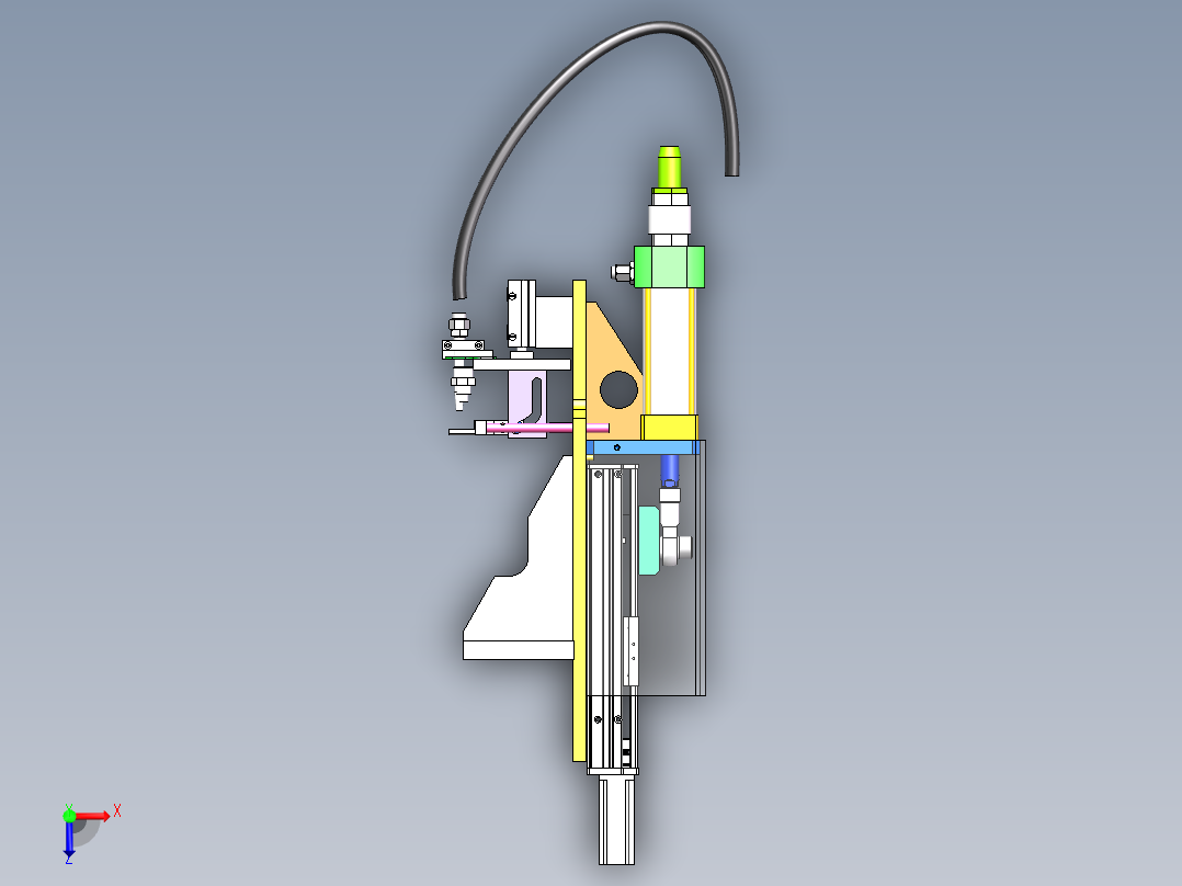 核酸注液装置sw18可编辑俯视图