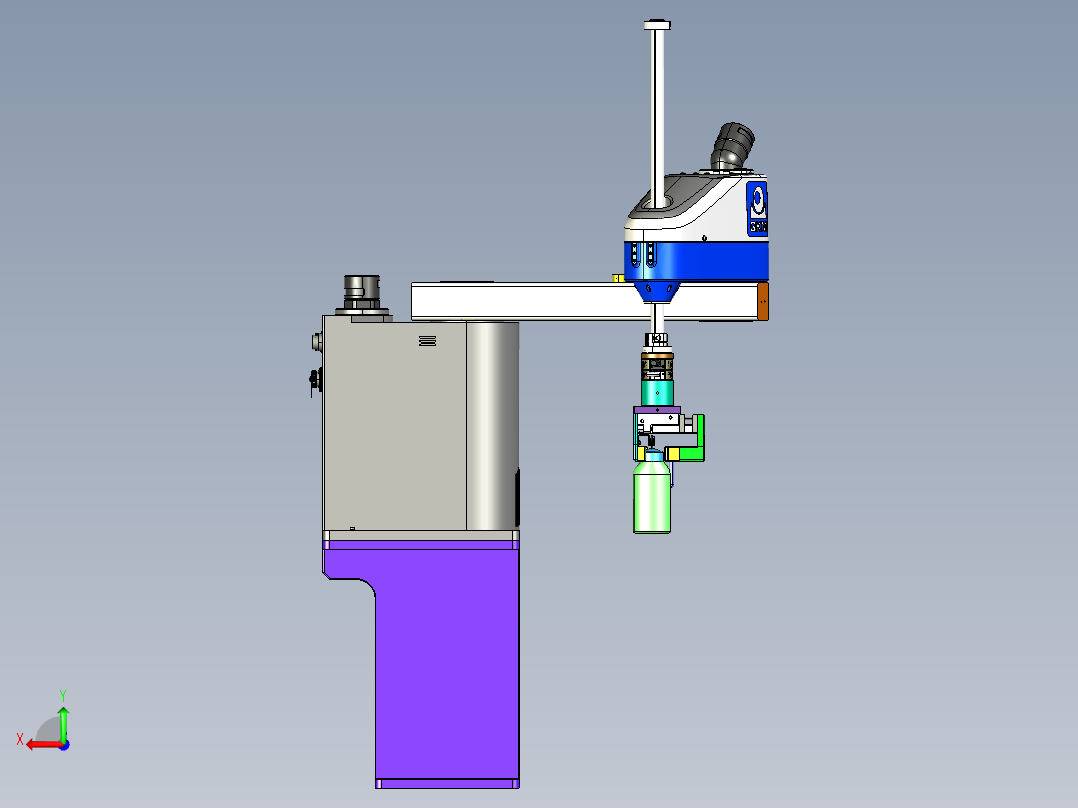 平面机械手step后视图
