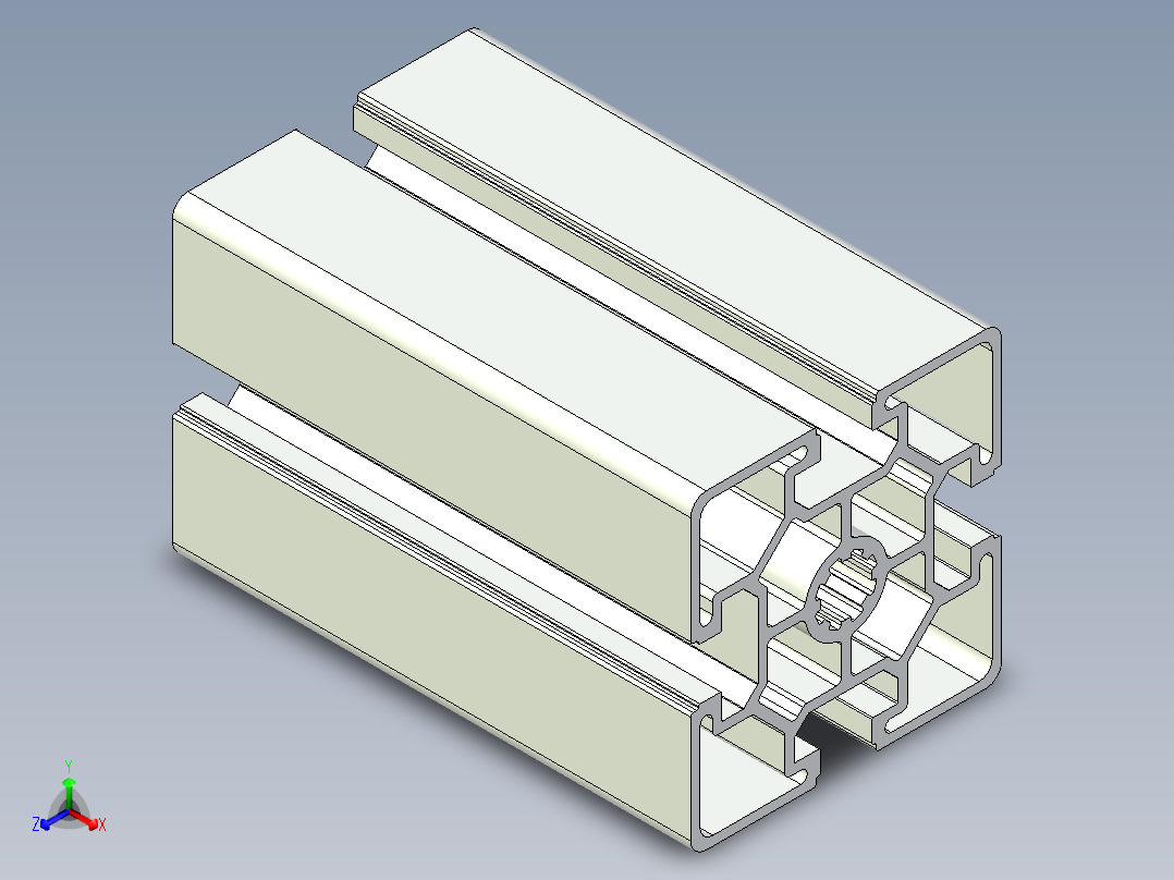 型材-BR 60X60L KJN992443.STEP正等轴测图