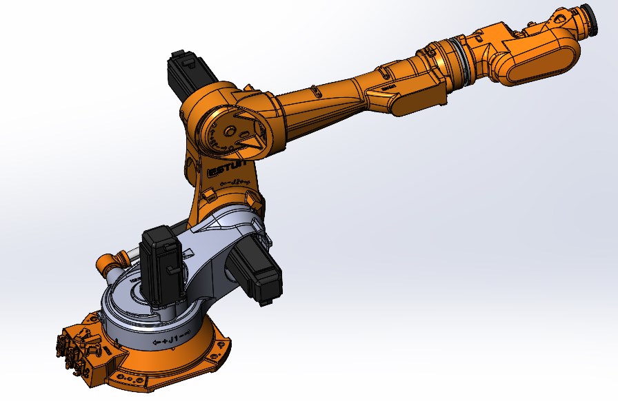 埃斯顿ER130-2865-BD 六轴折弯机器人三维模型资料