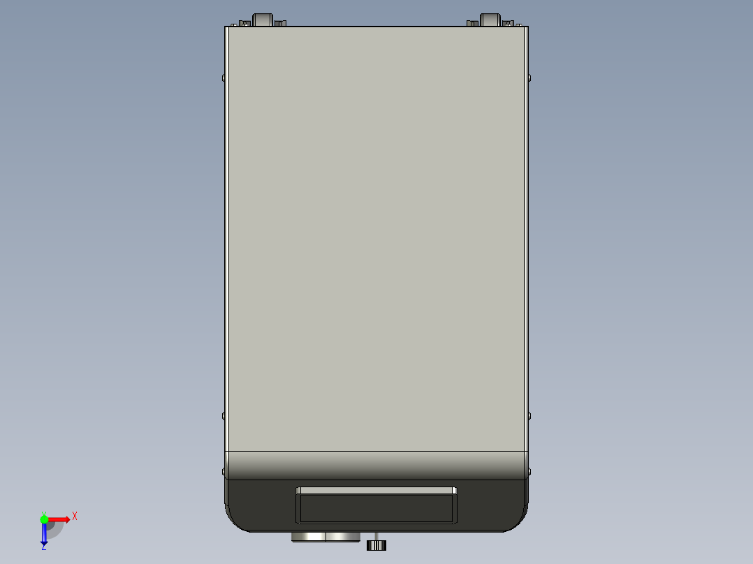氮气发生器机箱俯视图