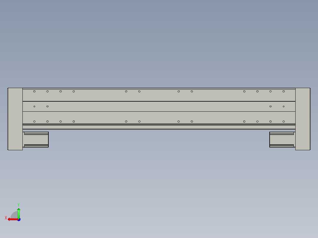 威洛博双电机滑台-VC14D2-S250-BLR-P40-C6后视图