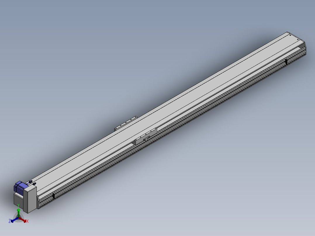 精密模组MT220-L150-2500-RU-M75-C4正等轴测图