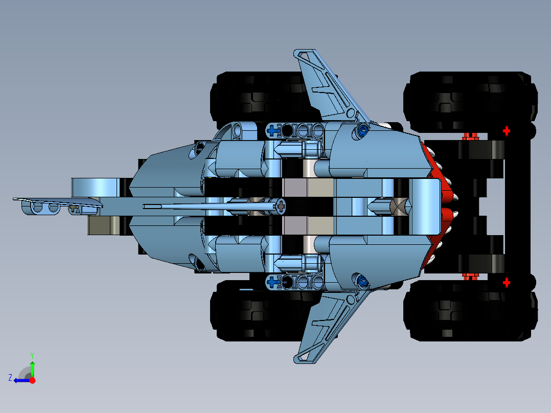 lego-42134-monster-jam-megalodon.1-乐高玩具赛车右视图