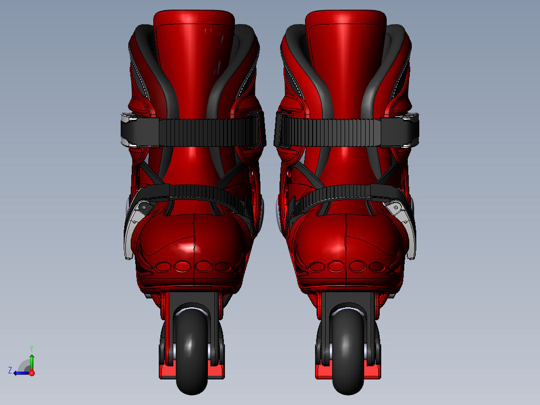 儿童轮滑鞋右视图
