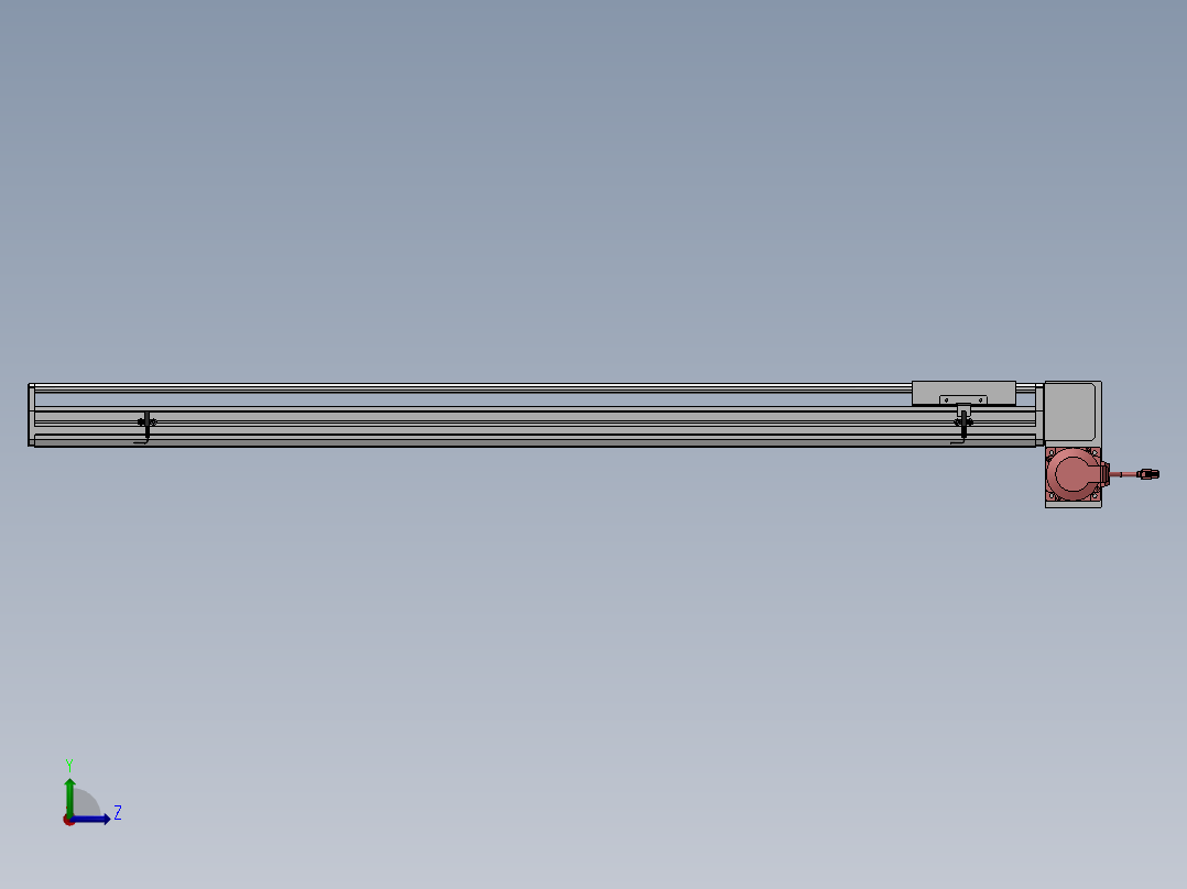 精密模组MT170-L125-1200-RD-M75-C4左视图