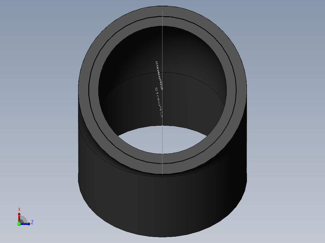 PVC管件-2in_45deg_Elbow俯视图