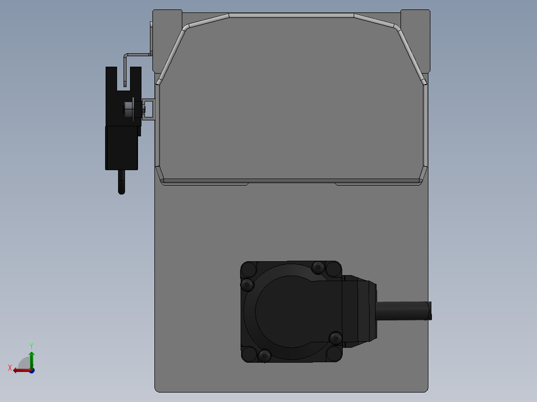 精密模组MY100-T10-1050L-BM-P10B-C4-C后视图