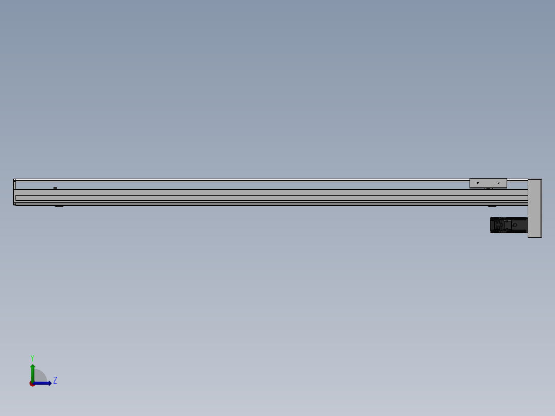精密模组MY100-T10-1050L-BM-P10B-C4-C左视图