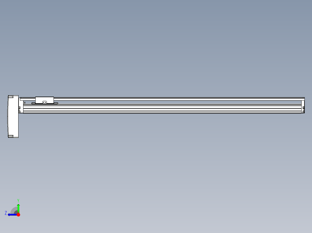 TPA-KNR-86E-1610C-L1000A1-MP-H40-N3线性模块铝制底座右视图