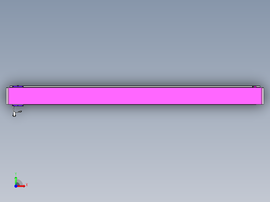 威洛博VL系列直线电机模组-VL17E1-S2350前视图
