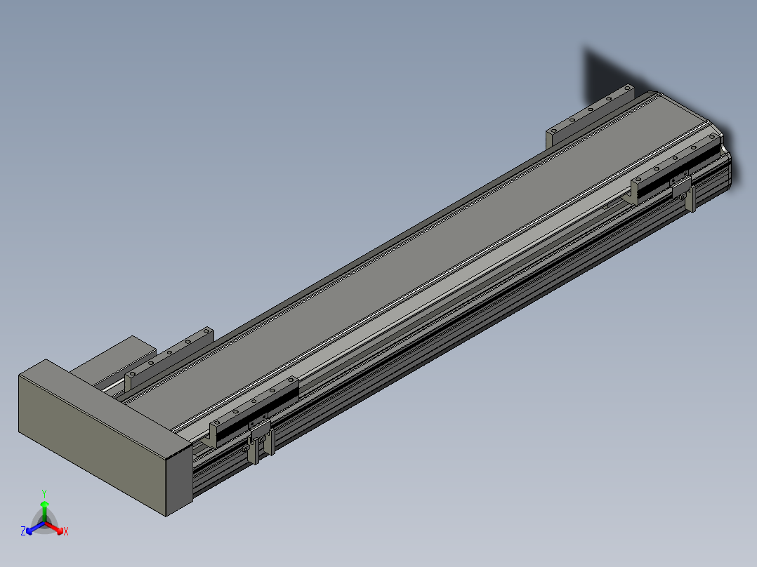 直线模组LHA170-S750-R设计图纸