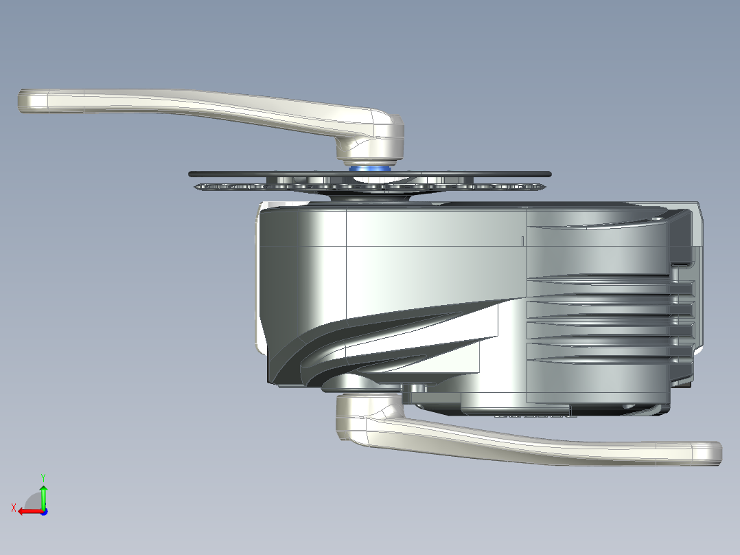 巴旺M620G510型电动自行车后视图