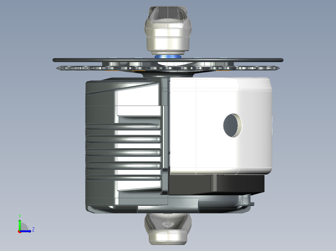 巴旺M620G510型电动自行车左视图