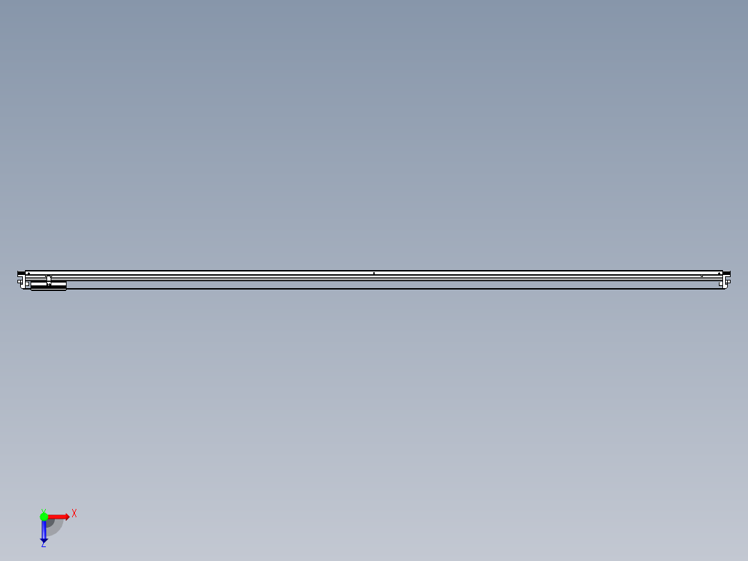 威洛博VL系列直线电机模组-VL17E2-S2950俯视图