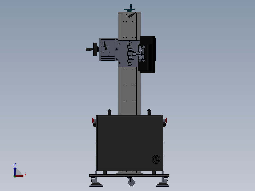 飞行光纤打标机右视图