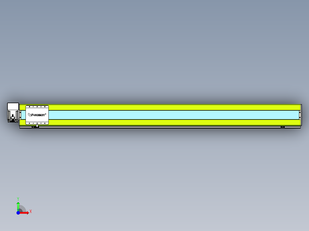 威洛博VBC同步带传动一无尘环境VBC17-L45-S1900-BRU-ZP75-C3前视图