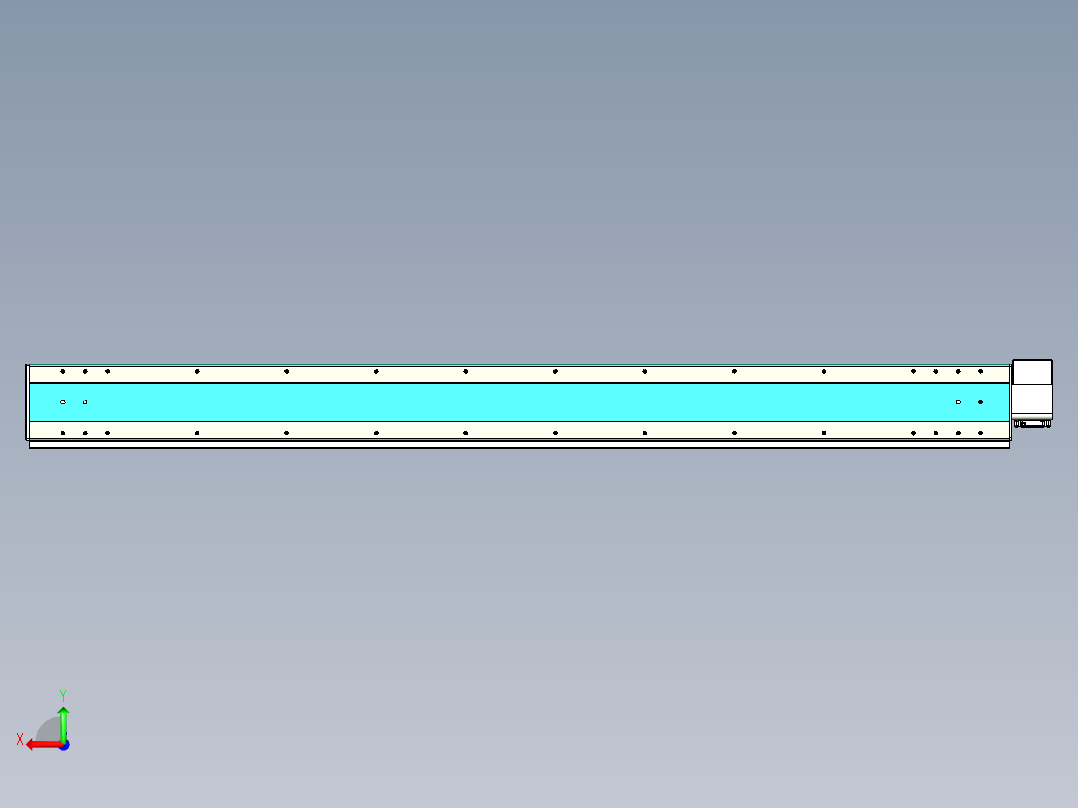 威洛博VBC同步带传动一无尘环境VBC17-L45-S1900-BRU-ZP75-C3后视图