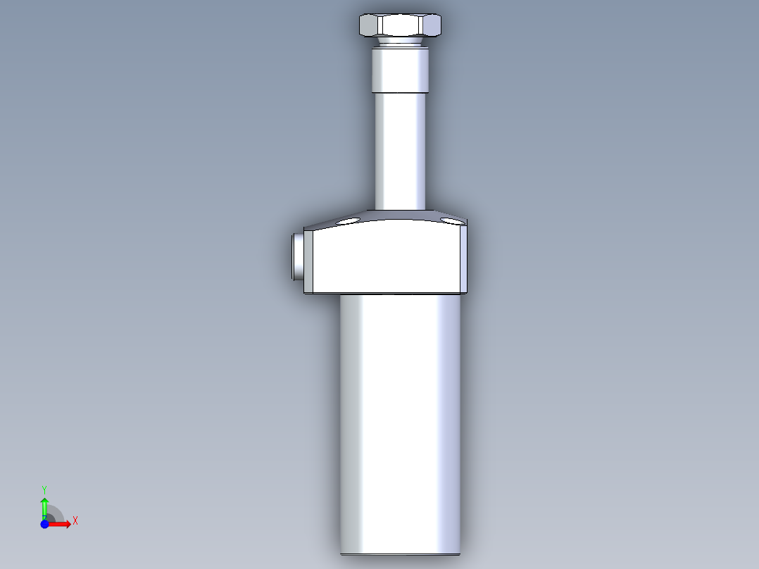 KOSMEKLHA0360-CL-Q25多系列多零件图纸模型前视图