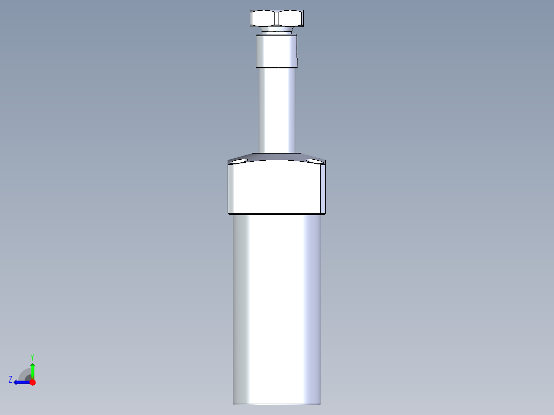 KOSMEKLHA0360-CL-Q25多系列多零件图纸模型右视图