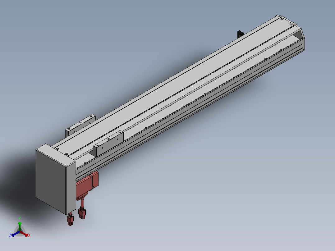 精密模组MY120-T10-550L-BM-P20B-C4-C正等轴测图