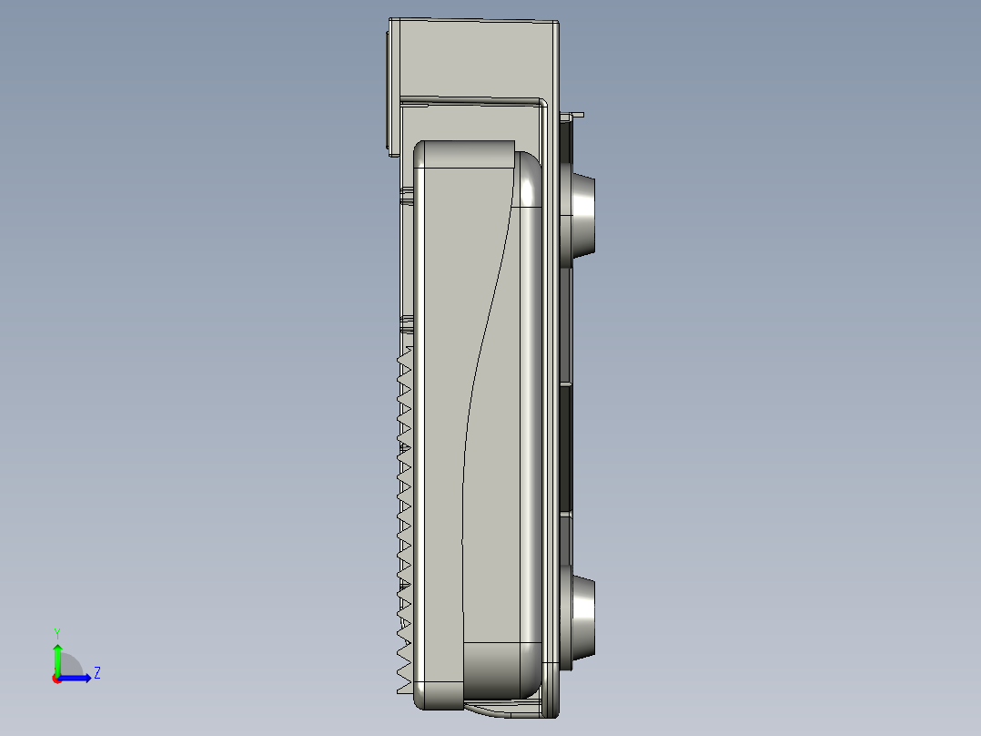 上银线性制动器STEP_LAFS1左视图