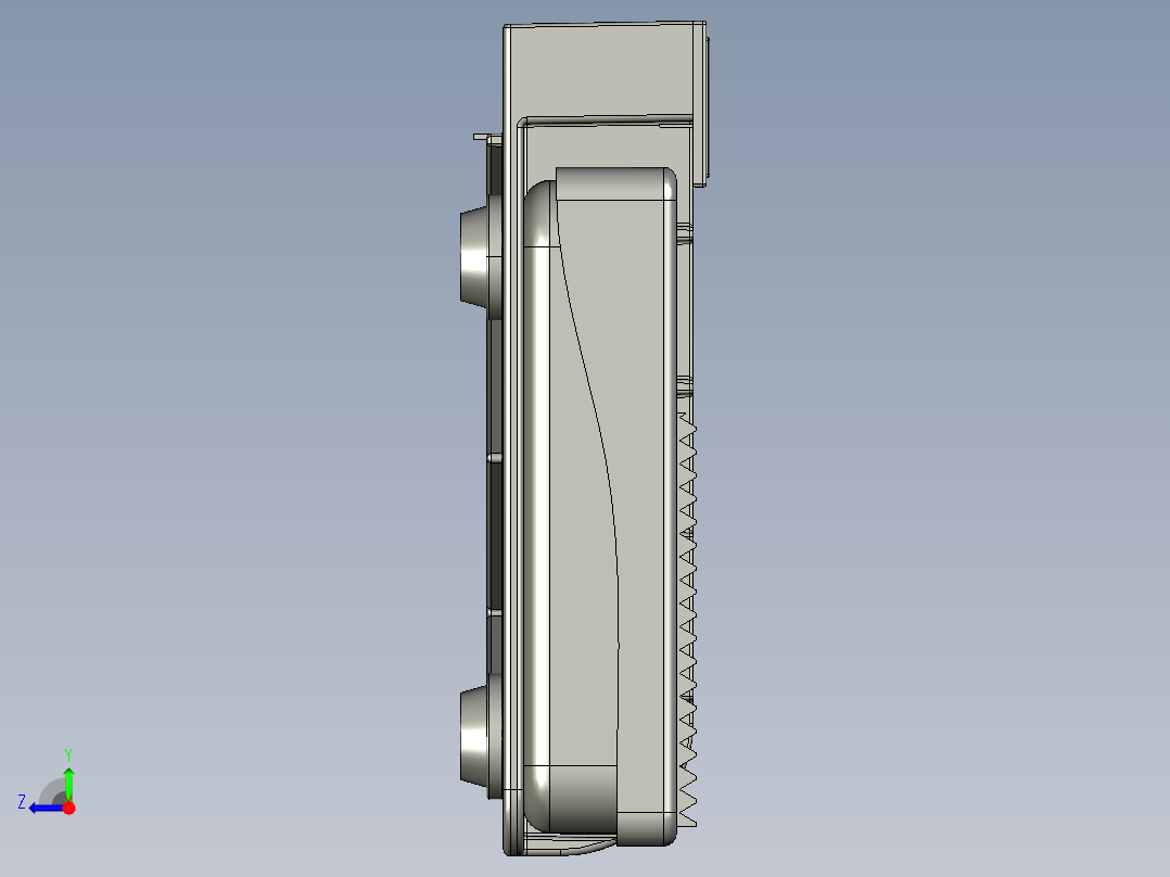 上银线性制动器STEP_LAFS1右视图
