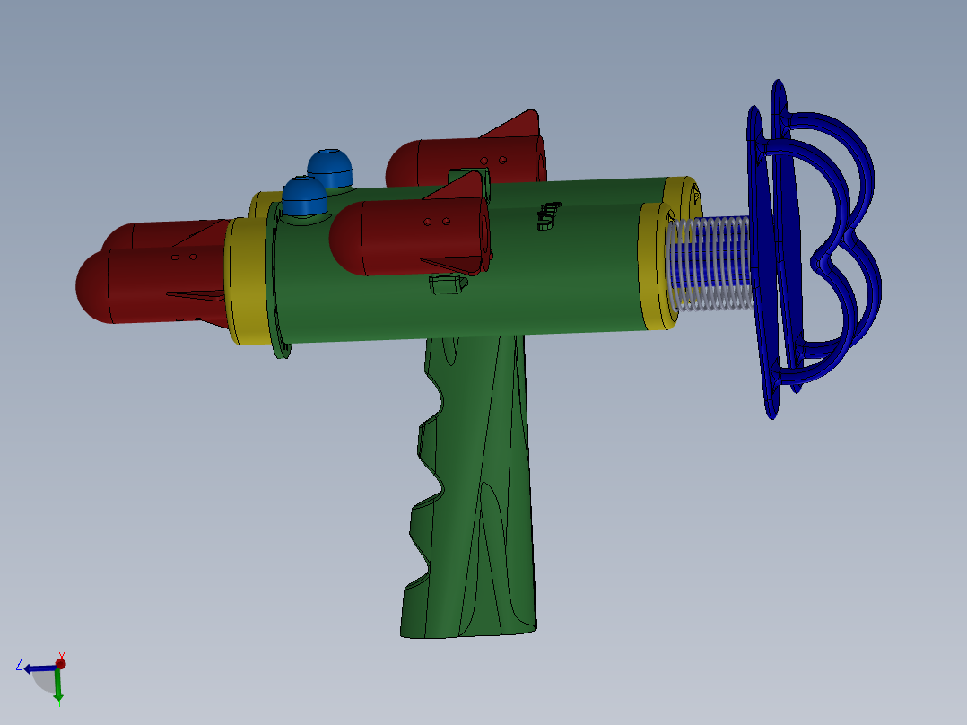 <span style='color: red'>玩具</span>气动<span style='color: red'>火箭</span>发射器3