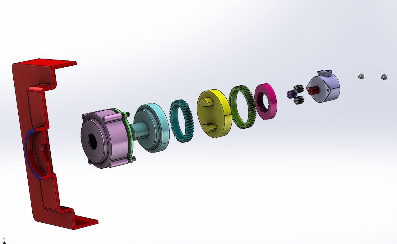 循环阀齿轮箱3D数模图纸 STEP格式