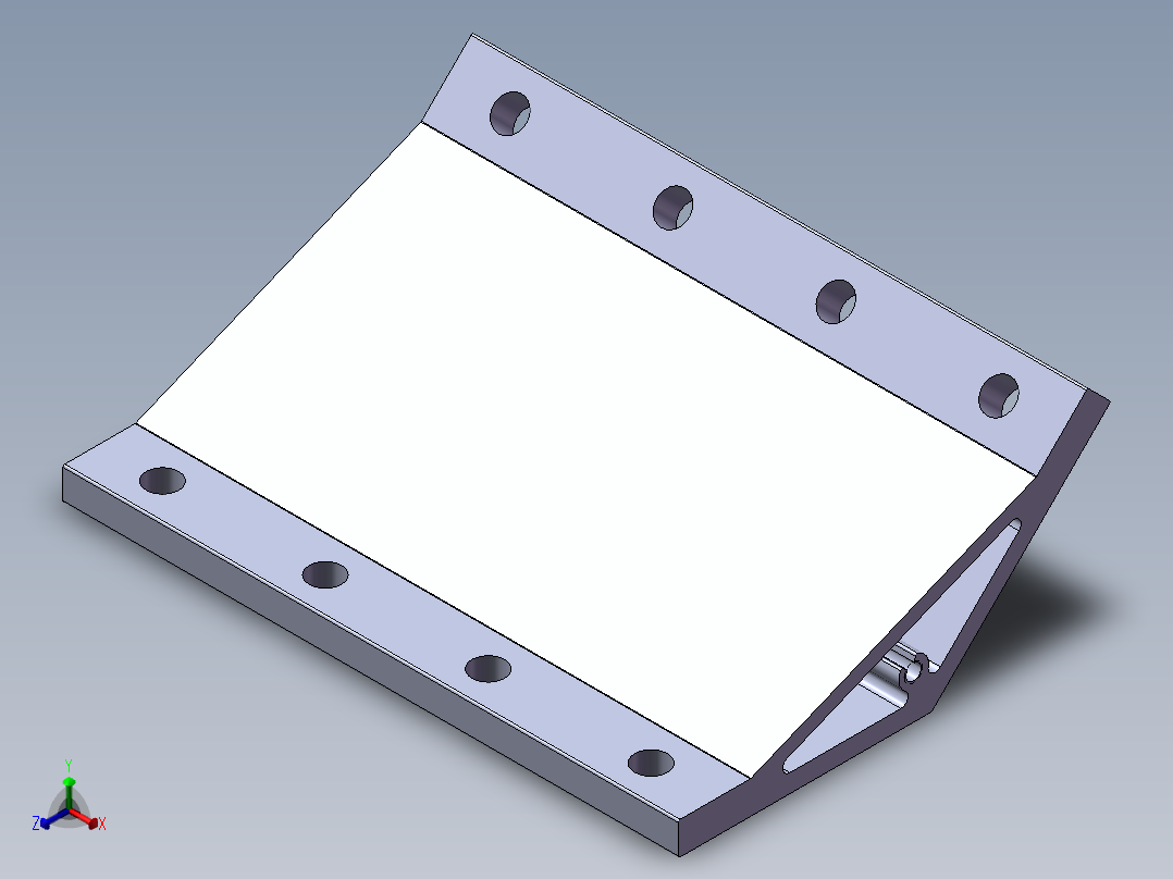 铝型材及其附件3.31.70.45.180.M5.SLDPRT正等轴测图