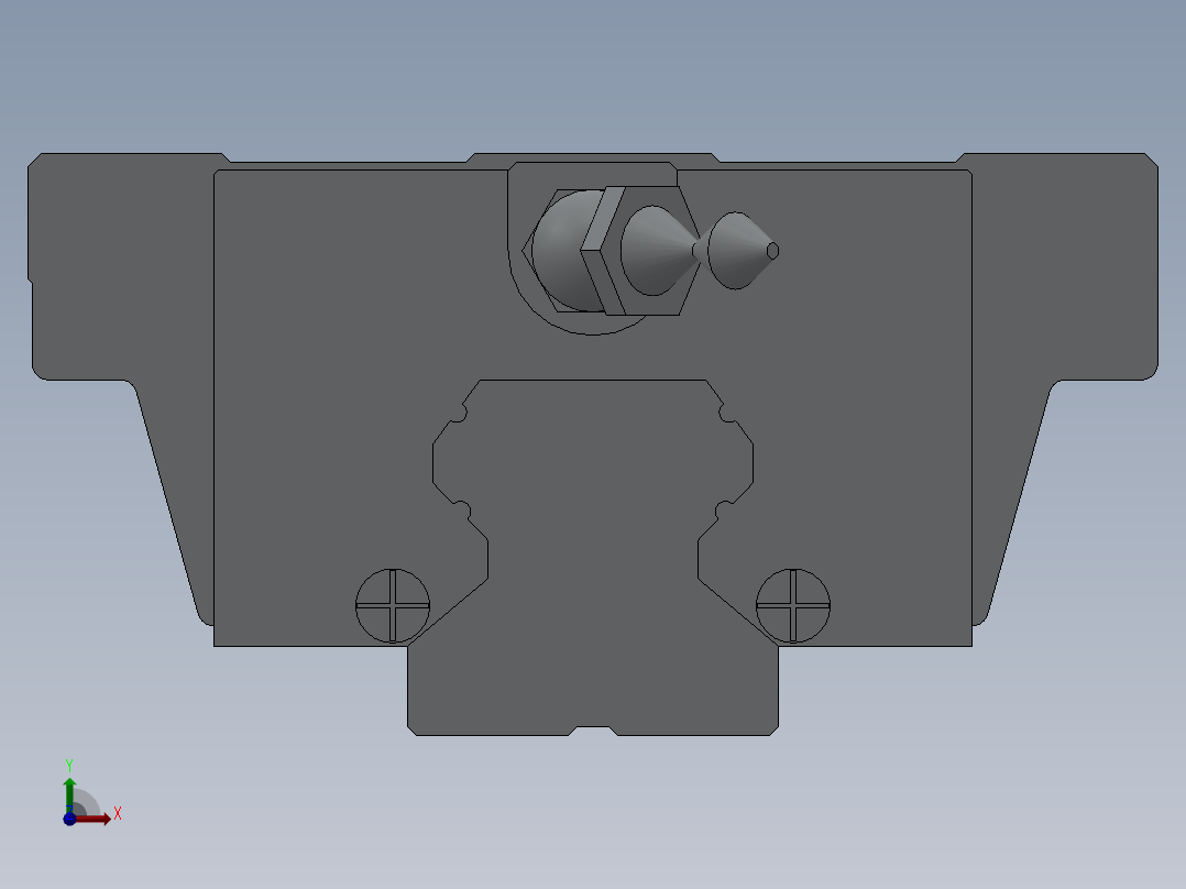 滑块HGW25CC前视图