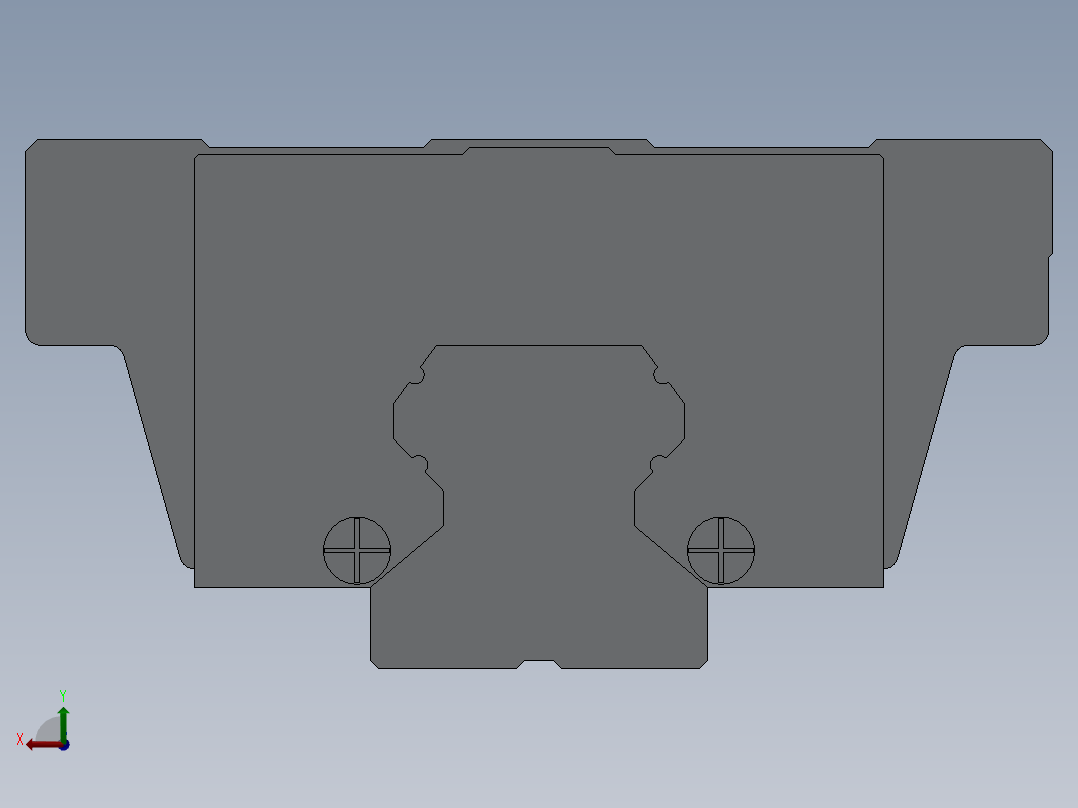 滑块HGW25CC后视图